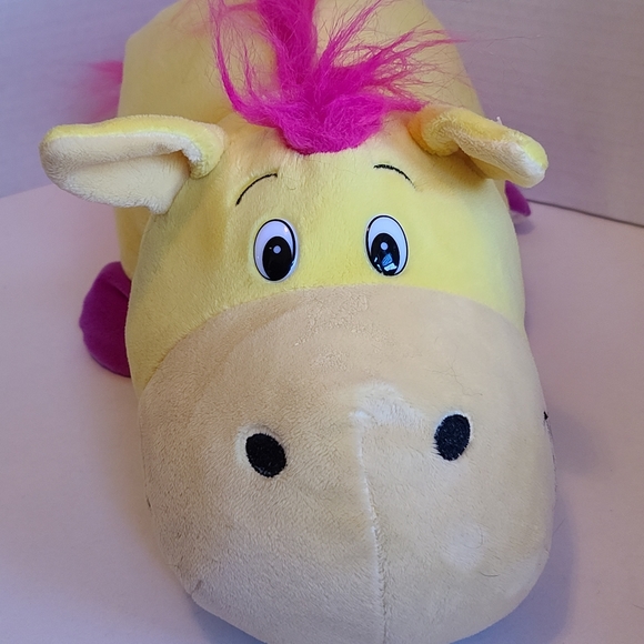 Flip a Zoo Horse to Bunny 16-20in by Jay at Play Transforming Plush 2 in 1 Plush - Picture 6 of 10
